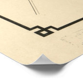 Vintage Karte von Nashville Tennessee (1877) Poster (Ecke)