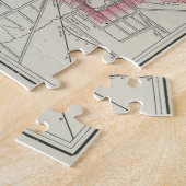 Vintage Karte von Nashville TN (1901) Puzzle (Seite)