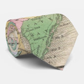 Vintage Karte von New-Jersey (1827) Krawatte (Gerollt)