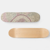 Vintage Karte von New Orleans (1880) Skateboard (Horizontal)