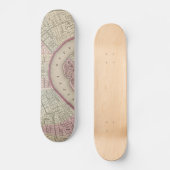 Vintage Karte von New Orleans (1880) Skateboard (Vorderseite)