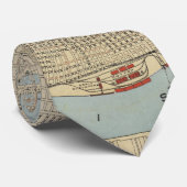 Vintage Karte von New Orleans (1919) Krawatte (Gerollt)