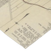 Vintage Karte von New Orleans (1919) Tischdecke (Schrägansicht)