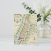 Vintage Karte von New York City (1869) (Stehend Vorderseite)