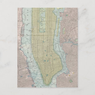 Vintage Karte von New York City (1901)