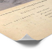 Vintage Karte von North Carolina (1861) Poster (Ecke)