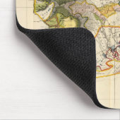 Vintage Karte von Oahu Hawaii (1906) Mousepad (Ecke)