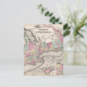 Vintage Karte von Ontario (1857) (Stehend Vorderseite)