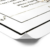 Vintage Karte von Oregon (1911) 2 Poster (Ecke)