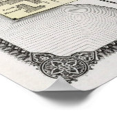 Vintage Karte von Ossining NY (1867) Poster (Ecke)