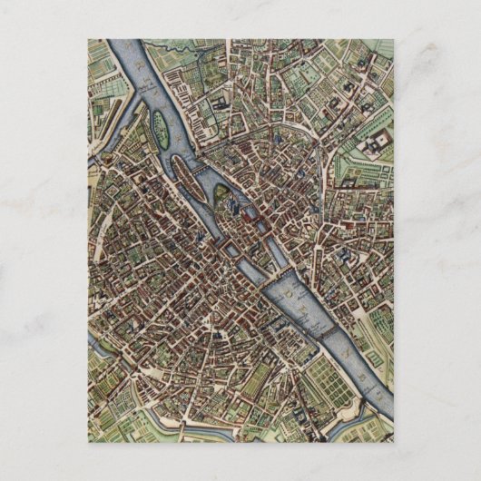 Vintage Karte von Paris (Vorderseite)