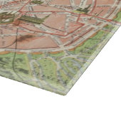 Vintage Karte von Paris (1920) Schneidebrett (Ecke)