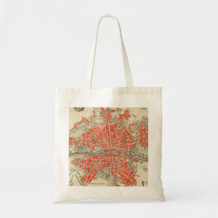 Vintage-Karte von Paris Frankreich (1721–1774) Tragetasche