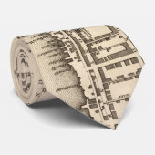 Vintage Karte von Philadelphia Pennsylvania (1776) Krawatte (Gerollt)