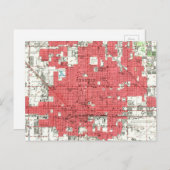 Vintage Karte von Phoenix Arizona (1952) 3 (Vorne/Hinten)