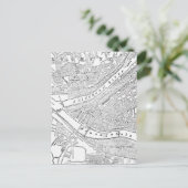 Vintage Karte von Pittsburgh (1885) (Stehend Vorderseite)