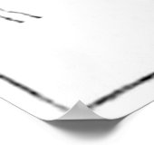 Vintage Karte von Pittsburgh (1885) Poster (Ecke)