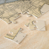 Vintage Karte von Pittsburgh PA (1891) Puzzle (Seite)