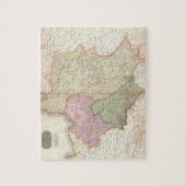 Vintage Karte von Polen (1818) Puzzle (Vertikal)