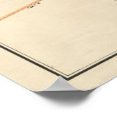 Vintage Karte von Portland ME (1906) Poster (Ecke)