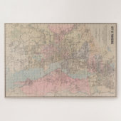 Vintage Karte von Providence Rhode Island (1901) Puzzle (Horizontal)