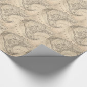 Vintage Karte von Provincetown (1836) Geschenkpapier (Ecke)