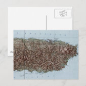 Vintage Karte von Puerto Rico (1952) (Vorne/Hinten)