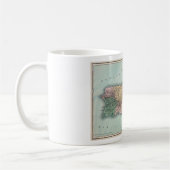 Vintage Karte von Puerto Rico Kaffeetasse (Links)