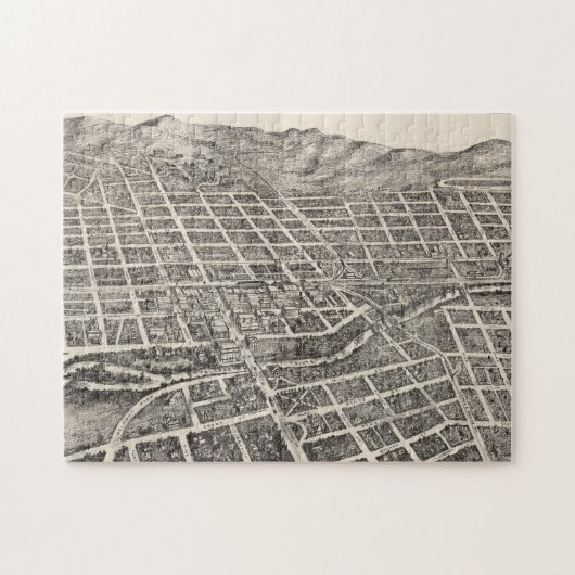 Vintage Karte von Reno Nevada (1907) Puzzle (Horizontal)