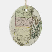 Vintage Karte von Rhode Island (1797) Keramikornament (Rechts)
