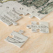 Vintage Karte von Rhode Island (1797) Puzzle (Seite)