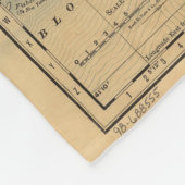 Vintage Karte von Rhode Island (1875) Fleecedecke (Ecke)