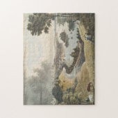 Vintage Karte von Richmond VA (1834) Puzzle (Vertikal)