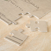 Vintage Karte von Richmond VA (1864) Puzzle (Seite)