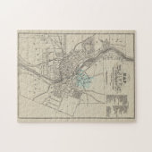 Vintage Karte von Rochester NY (1838) Puzzle (Horizontal)