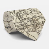 Vintage Karte von Rom Italien (1821) Krawatte (Gerollt)