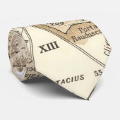 Vintage Karte von Rom Italien (1870) Krawatte (Gerollt)