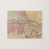 Vintage Karte von Salem Massachusetts (1871) Puzzle (Horizontal)