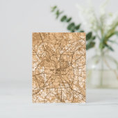 Vintage Karte von San Antonio (Stehend Vorderseite)