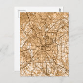 Vintage Karte von San Antonio (Vorne/Hinten)