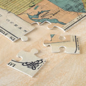 Vintage Karte von San Francisco (1890) Puzzle (Seite)