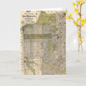 Vintage Karte von San Francisco (1932) (Gelbe Blume)