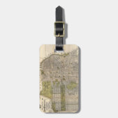 Vintage Karte von San Francisco (1932) Gepäckanhänger (Vorderseite vertikal)