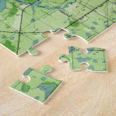 Vintage Karte von Sarasota Florida (1944) Puzzle (Seite)