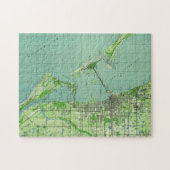 Vintage Karte von Sarasota Florida (1944) Puzzle (Horizontal)