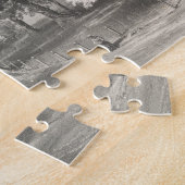 Vintage Karte von Savannah Georgia (1856) Puzzle (Seite)