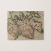 Vintage Karte von Schottland (1814) Puzzle (Horizontal)