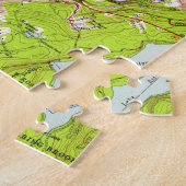 Vintage Karte von Scranton Pennsylvania (1947) Puzzle (Seite)