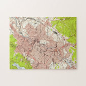 Vintage Karte von Scranton Pennsylvania (1947) Puzzle (Horizontal)