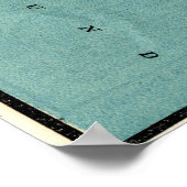 Vintage Karte von Seattle Washington (1914) Poster (Ecke)